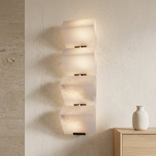 Marble Effect Vertical LED Wall Light Fixture | Ravello