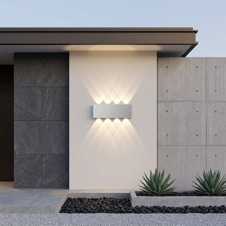 Waterproof Up Down LED Outdoor Wall Light Fixture | Norvella