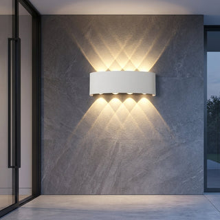 Waterproof Up Down LED Outdoor Wall Light Fixture | Norvella