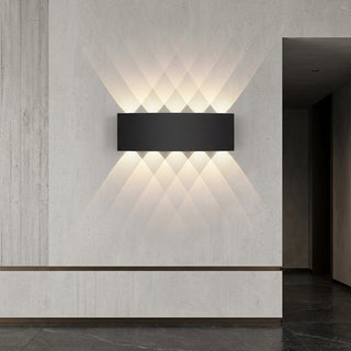 Waterproof Up Down LED Outdoor Wall Light Fixture | Norvella