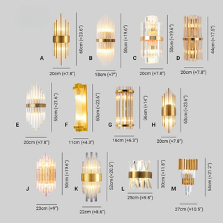 Crystal Stainless Steel Up Down LED Wall Light | Norwood