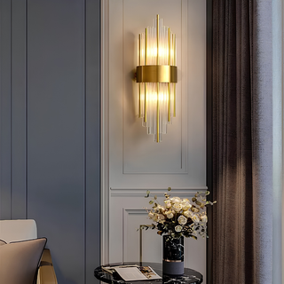 Crystal Stainless Steel Up Down LED Wall Light | Norwood