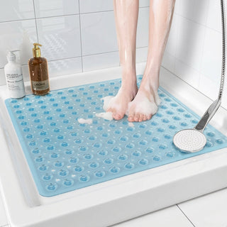 Square Non Slip Shower Mat With Drainage Holes | Langford