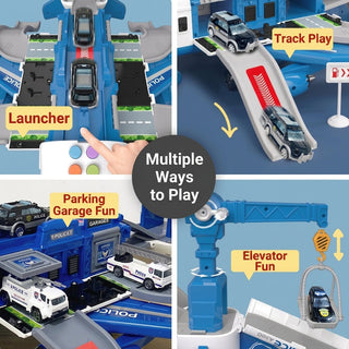 Kids Folding Airplane Airport Playset Track Toy | Ramsey