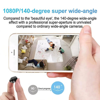 Compact WiFi Full HD Mini Camera with Night Vision | Hawley