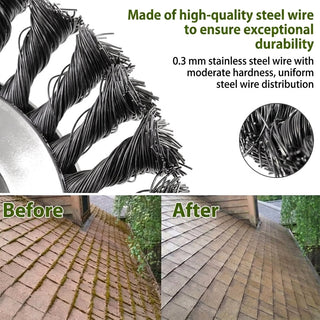 Steel Wire Brush Trimmer Head Garden Lawn Care | Nolan