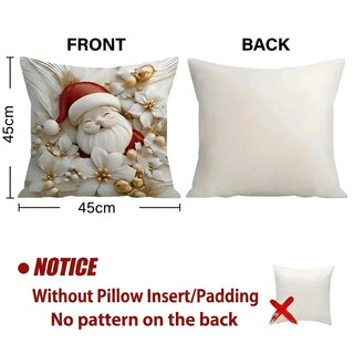 Festive Christmas Decorative Pillow Covers Set Four Pieces | Archer