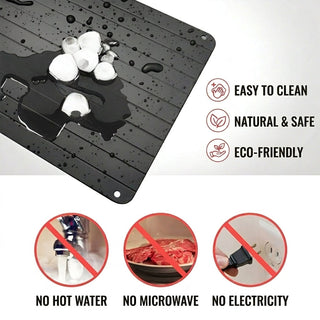 Rapid Defrost Tray Nonstick Frozen Food Thawing Kitchen Tool | Allerton