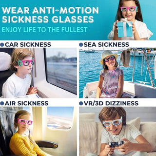 Kids Motion Sickness Glasses Ultra Light Travel | Barton