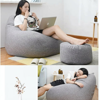 Ergonomic Bean Bag Cover Removable Washable Indoor Seating | Branson