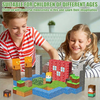 Magnetic Building Blocks Creative STEM Montessori Toy Set for Kids | Delaney