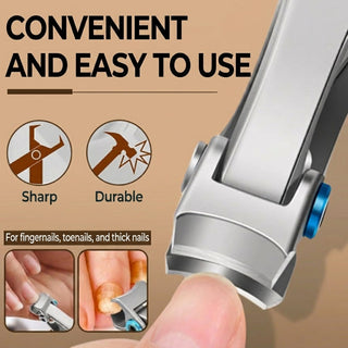 Nail Clippers Thick Nails Ergonomic Stainless Steel Precision Toenail Trimmer | Edison