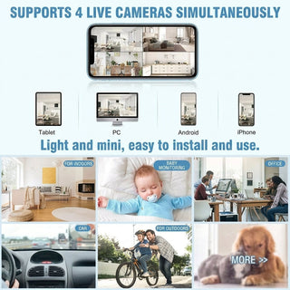 Live Audio Video Stream Wireless Magnetic Camera with 1080P HD | Fletcher