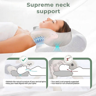 Orthopedic Memory Foam Pillow for Ergonomic Neck Back Support | Faulkner
