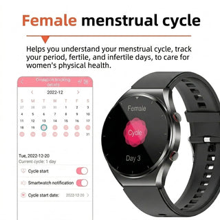ECG EKG HRV Glucose Pressure Health Monitoring Smartwatch With One Click | Gilbert