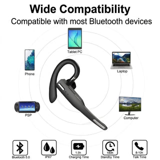 Bluetooth 5.1 Wireless Headphones With Noise Reduction And Business Ear Hook | Franklin