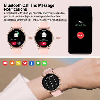 Smartwatch with SOS Calling Bluetooth Connectivity and Health Monitoring | Hollis