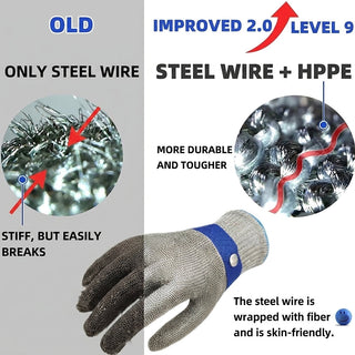 316L Stainless Steel Safety Glove With Maximum Cut Resistance And Dishwasher Safe Design | Lockwood