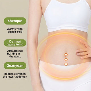 Self Adhesive Mugwort Belly Patch With Natural Herbal Ingredients For Abdominal Care | Marlowe