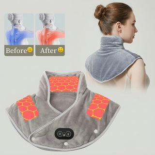 USB Neck Warmer And Massager With Adjustable Heat For Muscle Relaxation Relief | Hallstone