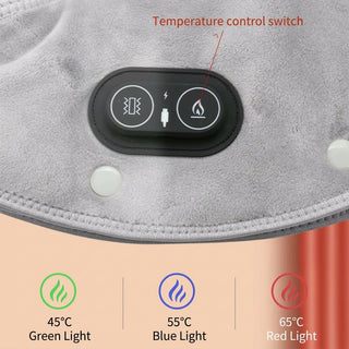 USB Neck Warmer And Massager With Adjustable Heat For Muscle Relaxation Relief | Hallstone