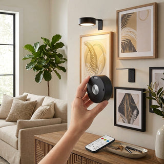 Battery Powered Picture Light With Remote And 3 Dimmable Light Colors | Kesler