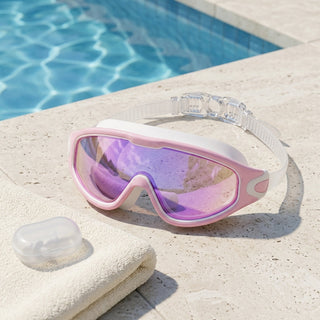 Wide View Swim Goggles With Anti Fog Coating And Adjustable Silicone Strap | Stanton