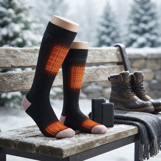 Rechargeable Heated Socks With Adjustable Temperature Winter Activities | Webster