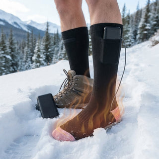 Rechargeable Heated Socks With Adjustable Temperature Winter Activities | Webster