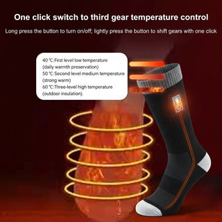 Rechargeable Heated Socks With Adjustable Temperature Winter Activities | Webster