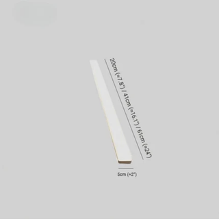 Slim Linear LED Flush Mount Ceiling Light | Velorix