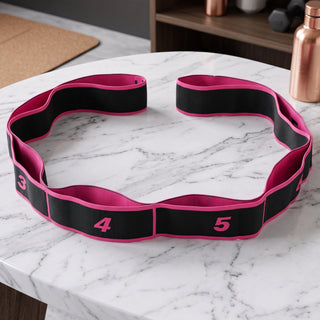 Elastic Resistance Stretching Belt Yoga Pilates Fitness | Whitman