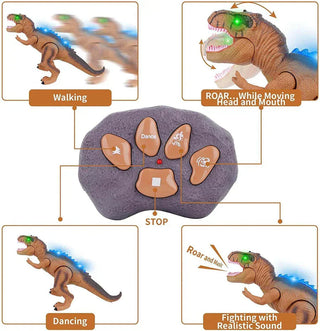 Remote Control Tyrannosaurus Dinosaur Toy Roaring Sounds | Miller