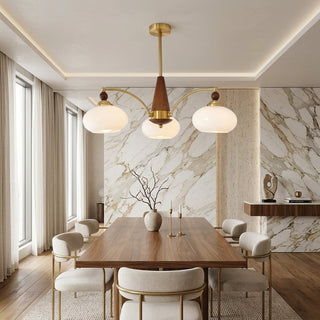 Retro Multi Light Glass Branch Chandelier Ceiling Fixture | Whitaker