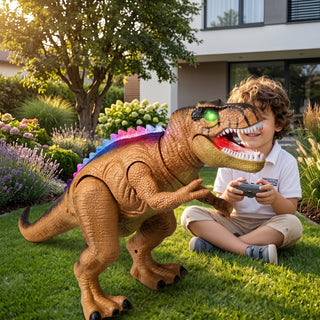 Remote Control Tyrannosaurus Dinosaur Toy Roaring Sounds | Miller