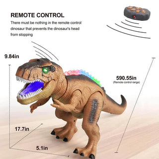 Remote Control Tyrannosaurus Dinosaur Toy Roaring Sounds | Miller