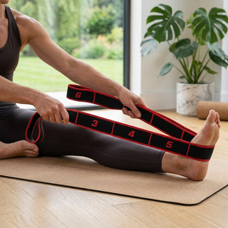 Elastic Resistance Stretching Belt Yoga Pilates Fitness | Whitman