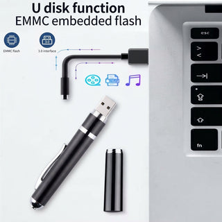Discreet Voice Activated Recorder Pen With High Quality Microphone And Rechargeable Battery | Williamson