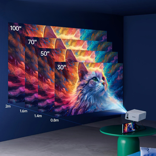 Portable Mini HD LED Projector With 3000 Lumens Brightness And HDMI USB Connectivity For Home And Outdoor | Keaton