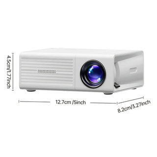 Portable Mini HD LED Projector With 3000 Lumens Brightness And HDMI USB Connectivity For Home And Outdoor | Keaton