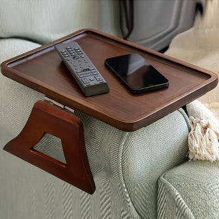 Folding Wooden Sofa Arm Tray Table | Livingston