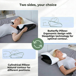 Ergonomic Memory Foam Pillow Contoured Design for Sleep | Boone