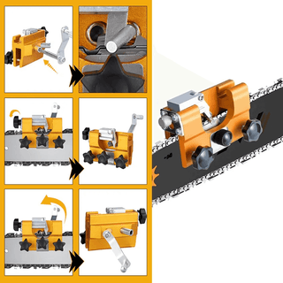 Chainsaw Chain Sharpener with 30° Precision Guide & Aluminum Build | Sharpenza