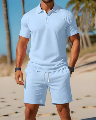 Men's Set | Polo Collar | Short Sleeve | Summer