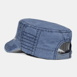 Adjustable Cotton Military Cap for Men – Outdoor Casual Style | Trailvex