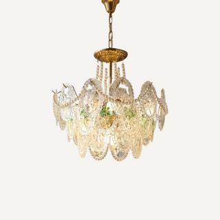 Modern Glass Disc Pendant Chandelier Light | Elarique