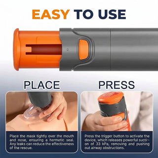 Emergency Choking Rescue Tool With Portable Design For Adult And Child Safety | Granger