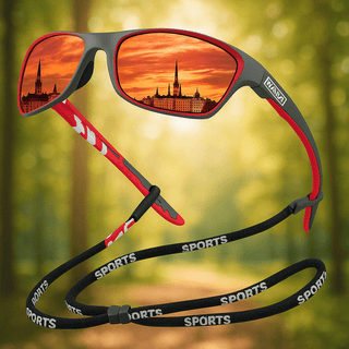 Polarized Sports Sunglasses UV400 with Lightweight Impact-Resistant Frame | Veylora