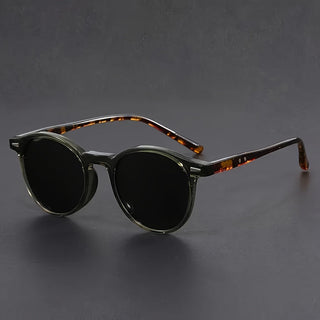 Men’s Round Retro Sunglasses with Lightweight Full Frame | Solvane