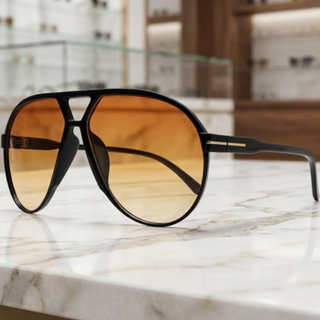 Oversized Square Aviator Lightweight Sunglasses Unisex | Stanford